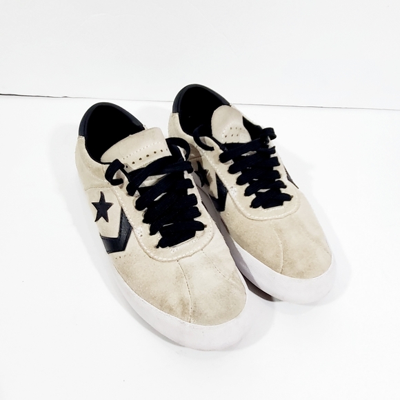 converse black and cream